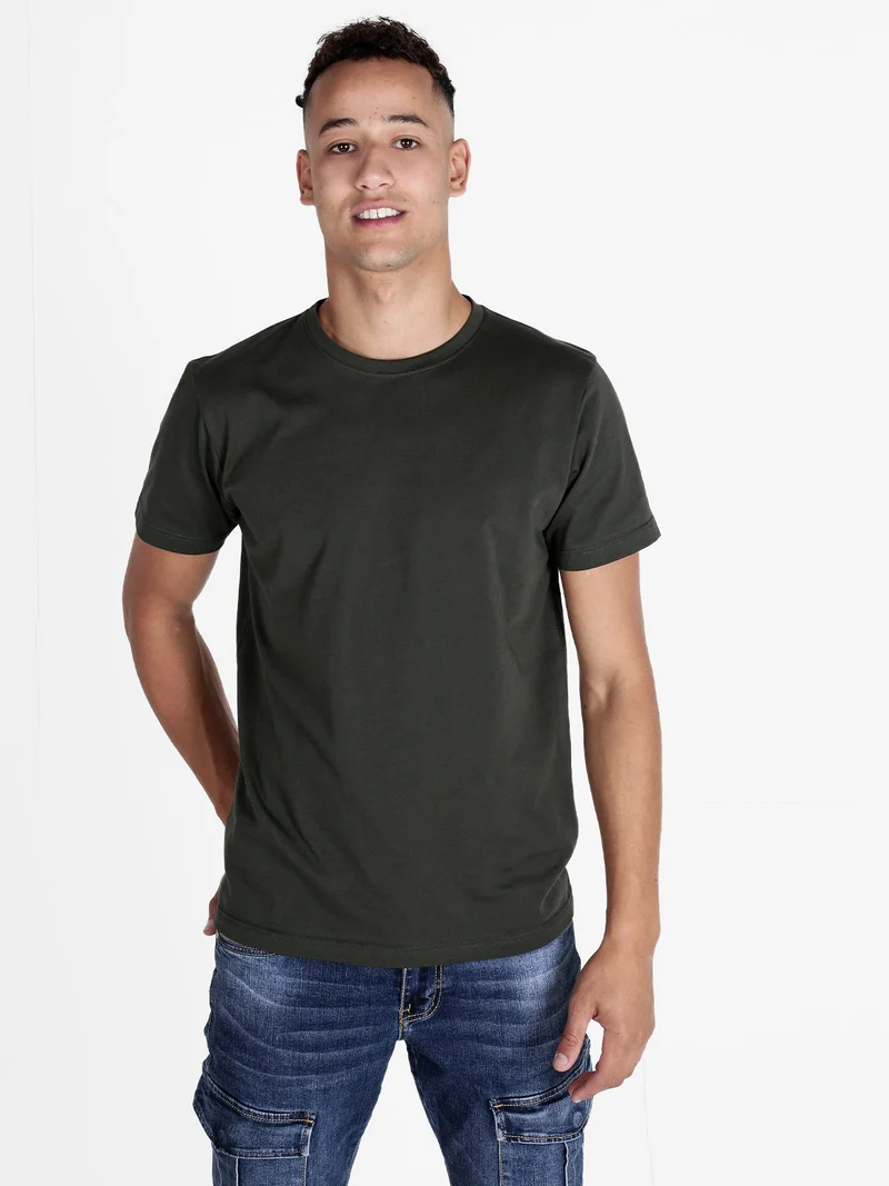T-shirt uomo in cotone - militare