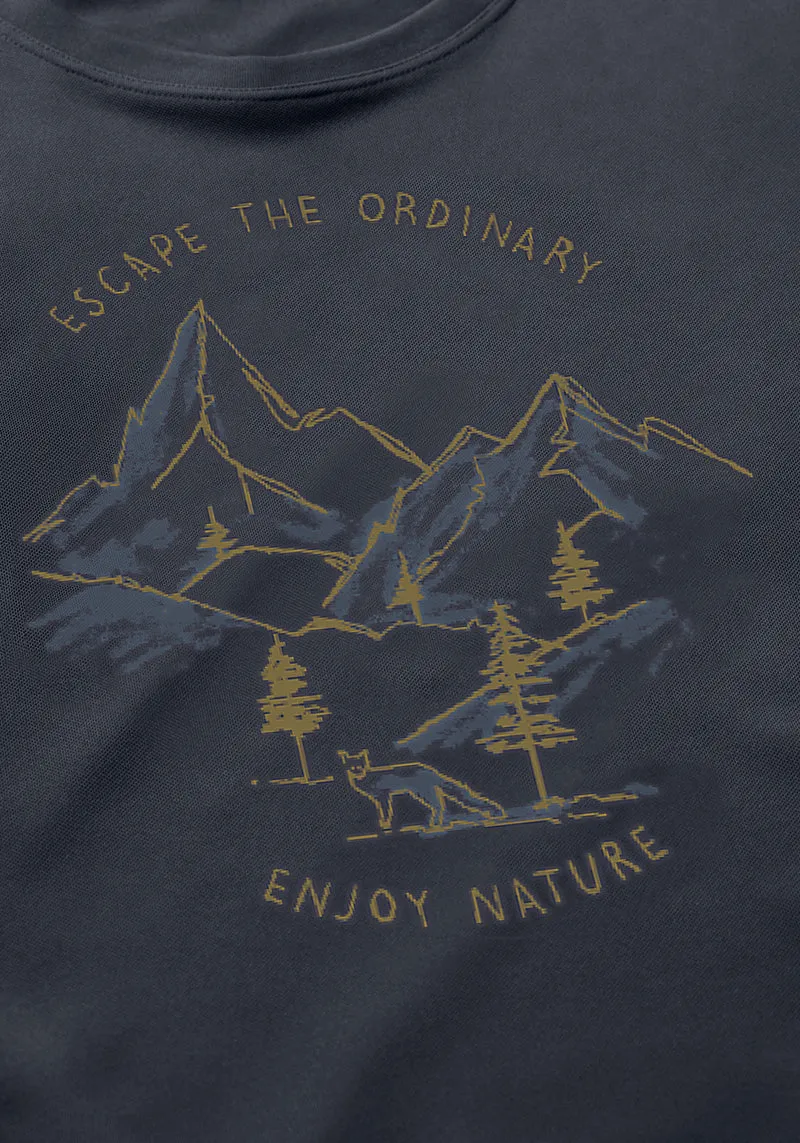 Maier Sports Dieter Print Outdoor-Shirt schnelltrocknend