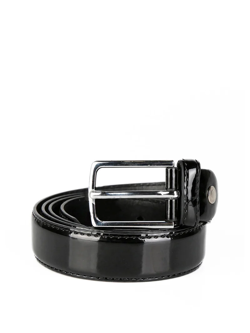 Cintura in vernice da donna - nero