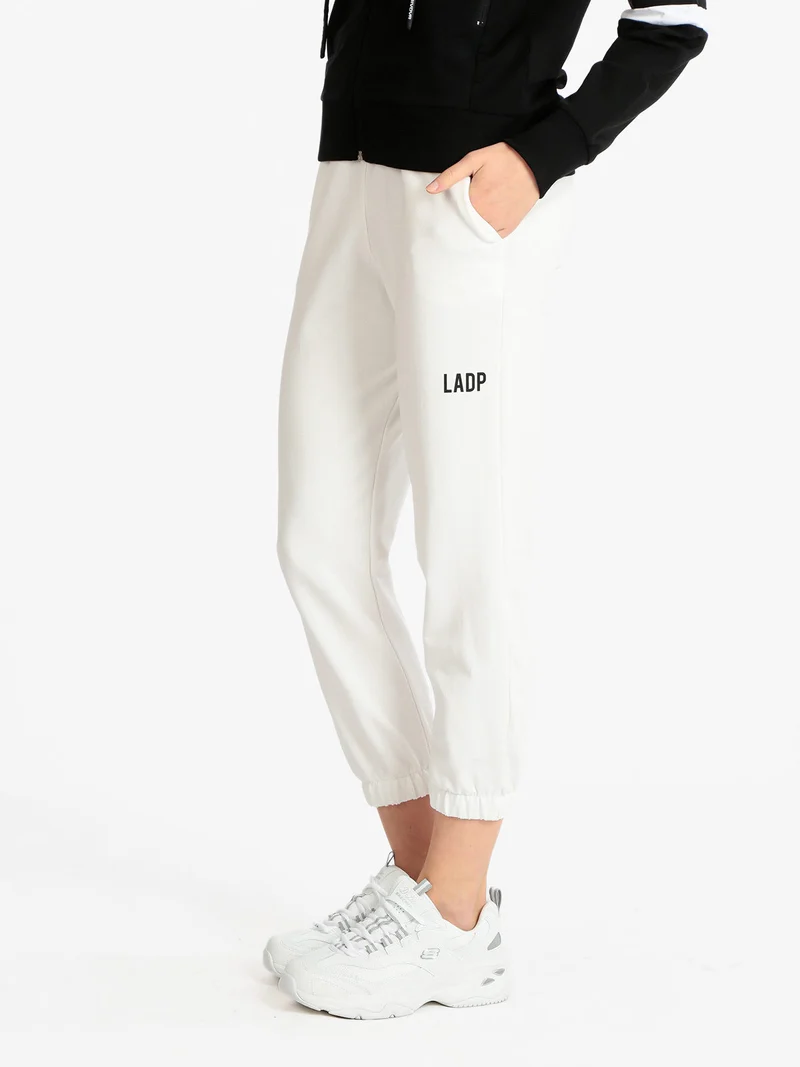 Pantaloni sportivi in felpa donna - bianco