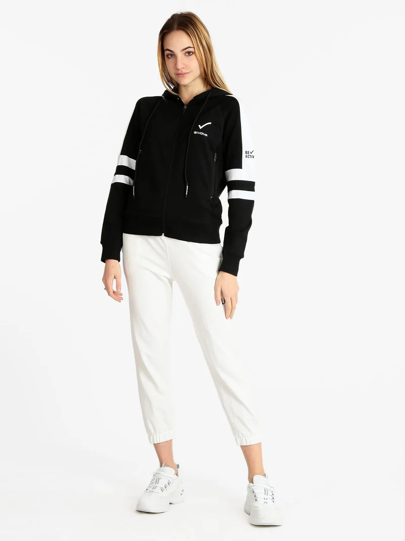 Pantaloni sportivi in felpa donna - bianco