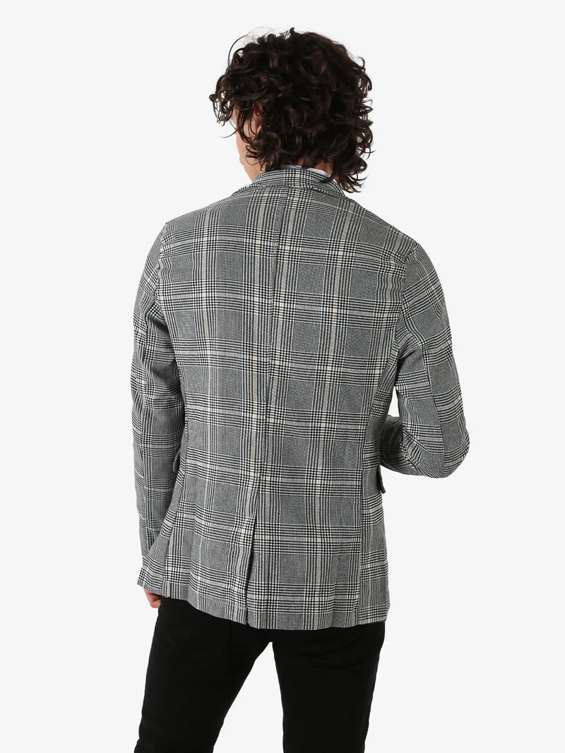 Blazer da uomo in pied de poule - multicolore