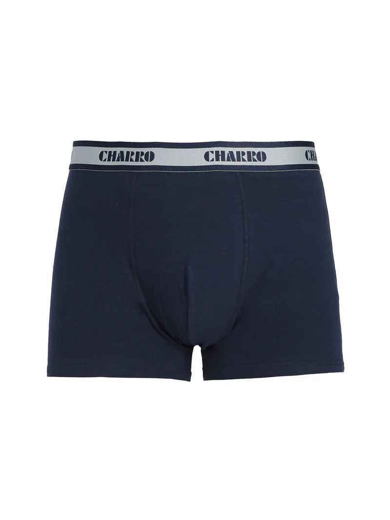 Boxer da uomo in tinta unita - blu scuro