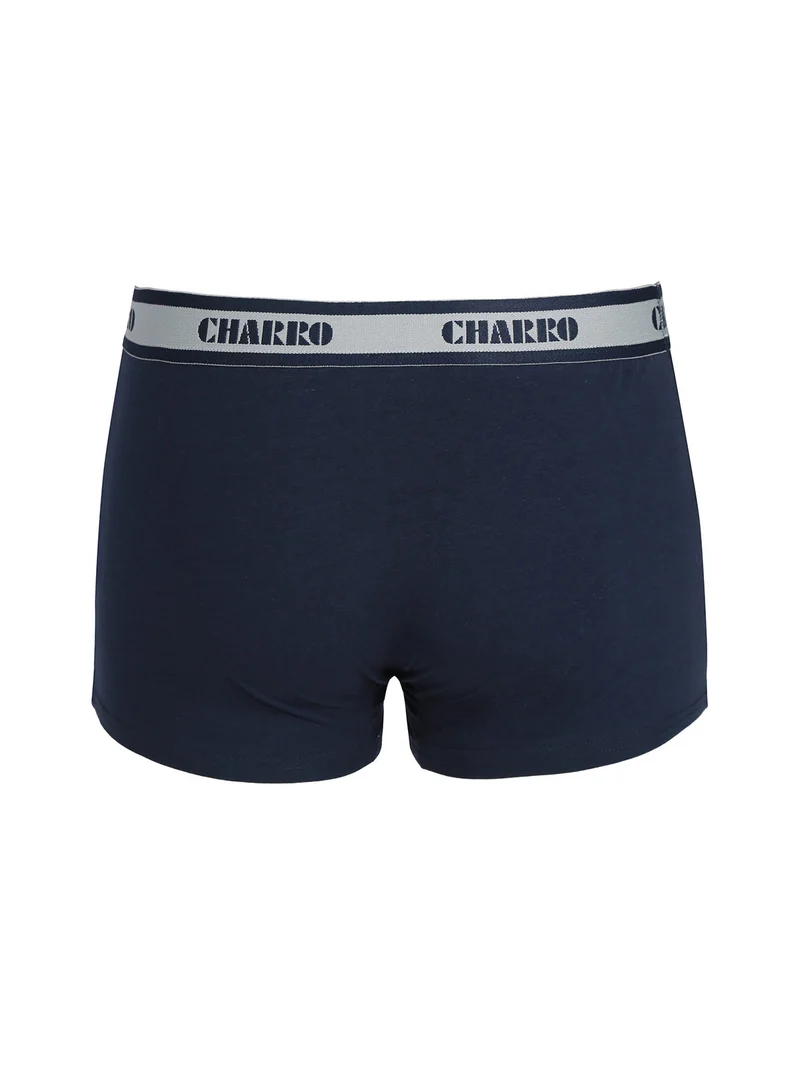 Boxer da uomo in tinta unita - blu scuro