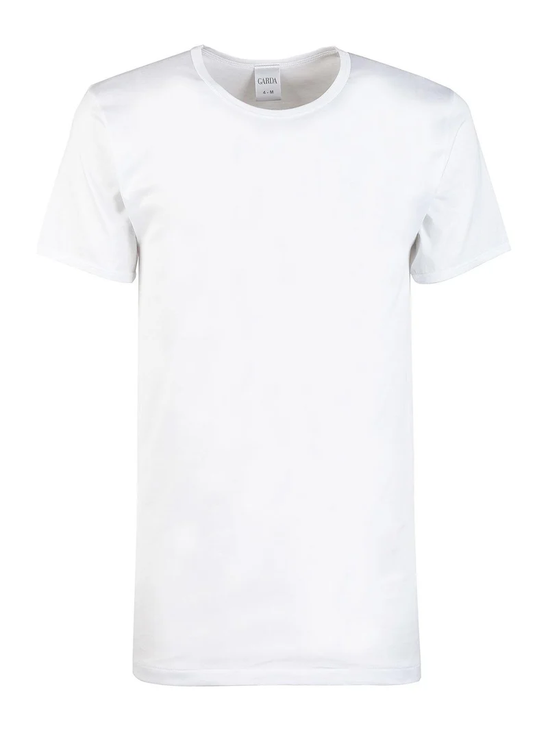 Maglia intima uomo manica corta filo di scozia - bianco