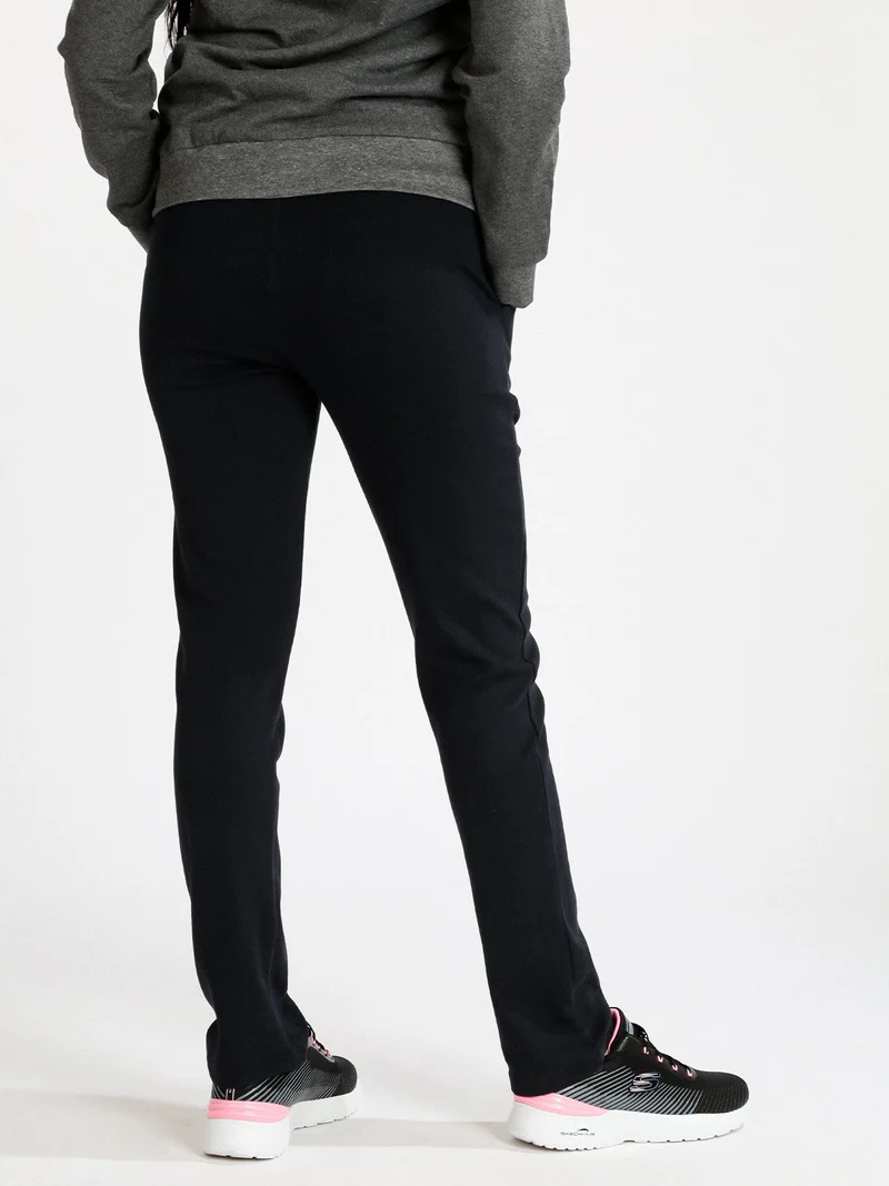Pantaloni sportivi donna in cotone - blu scuro