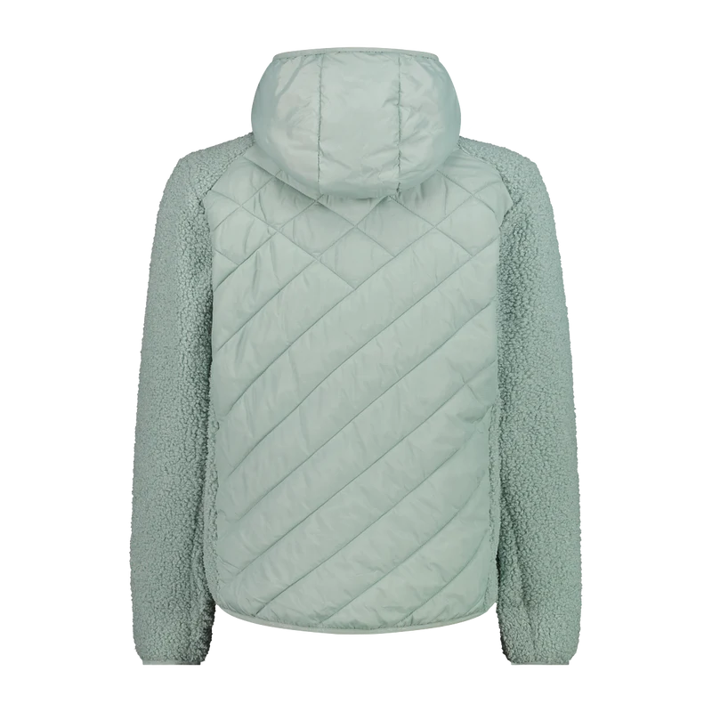CMP Woman Jacket Hybrid Fix Hood Kapuzensweatjacke