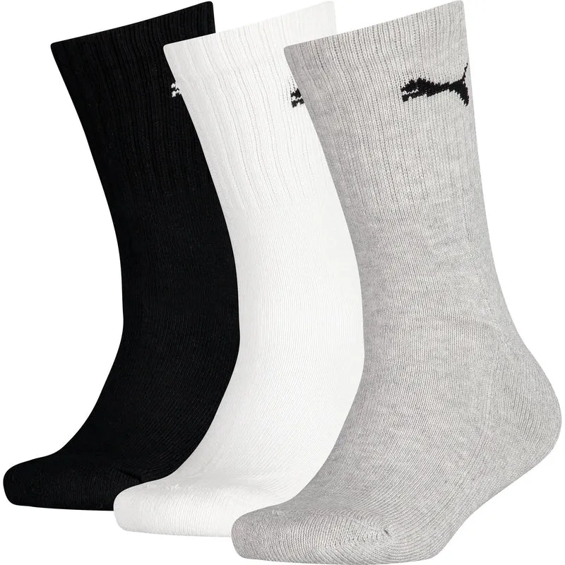 PUMA Junior Crew Sock 3er Pack Sportsocken
