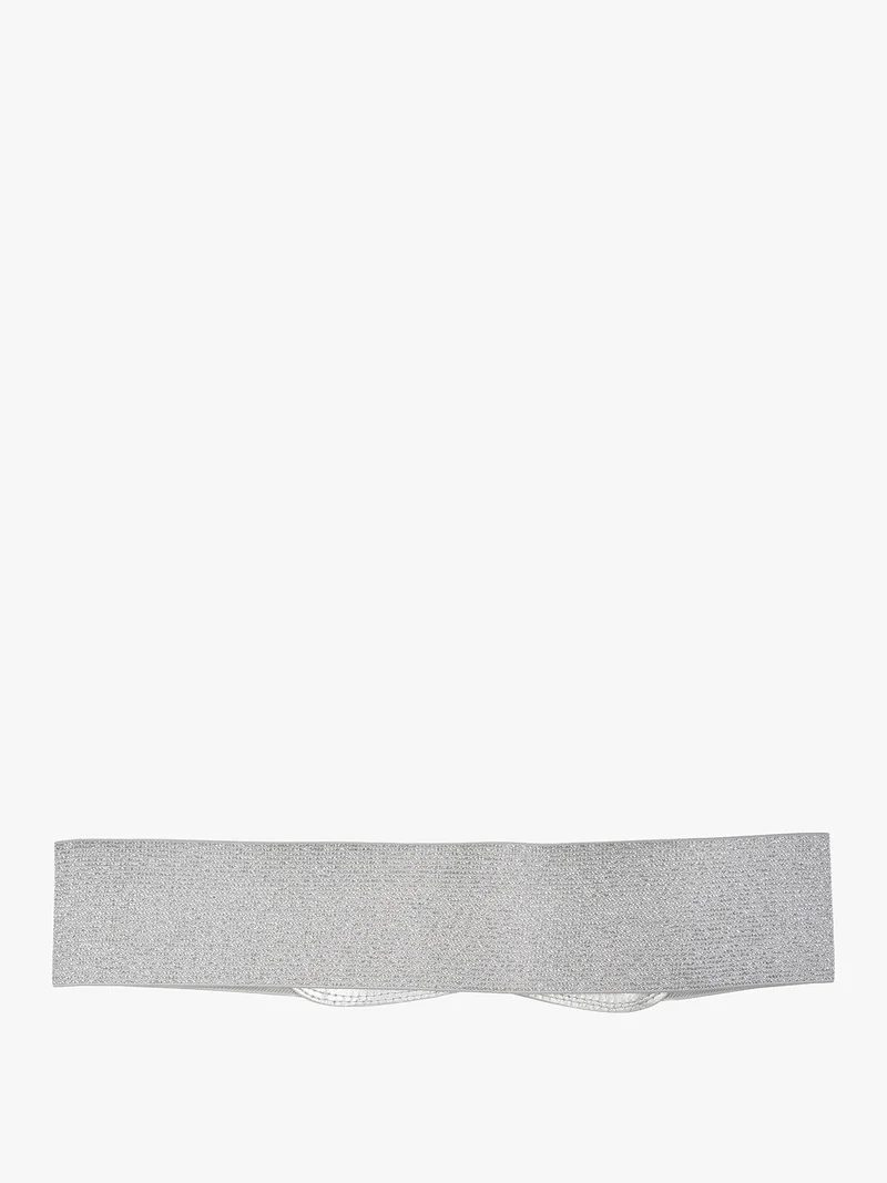 Cintura elastica da donna - argento
