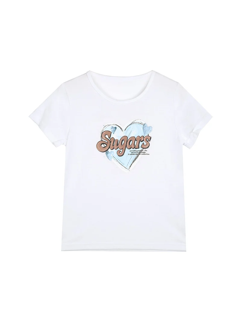 Completo tuta da bambina 3 pezzi con paillettes cappuccio e zip - azzurro