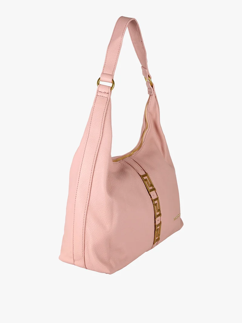 Borsa a spalla da donna in ecopelle - rosa
