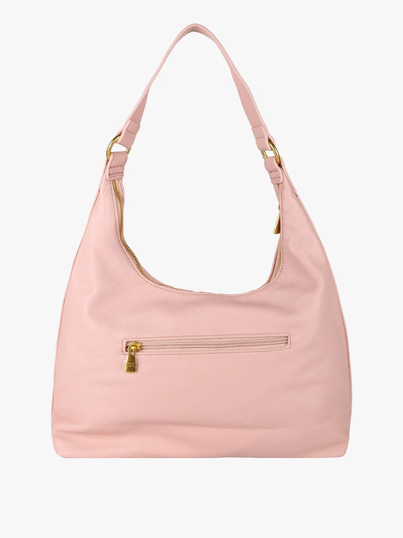 Borsa a spalla da donna in ecopelle - rosa