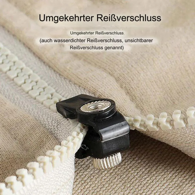 Abnehmbare Reißverschlusszieher 6er-Set | Universelle Ersatz-Zipper für Jacken, Taschen und Rucksäcke