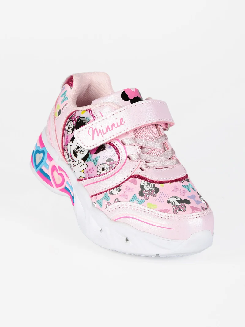 Minnie Sneakers da bambina con luci - rosa