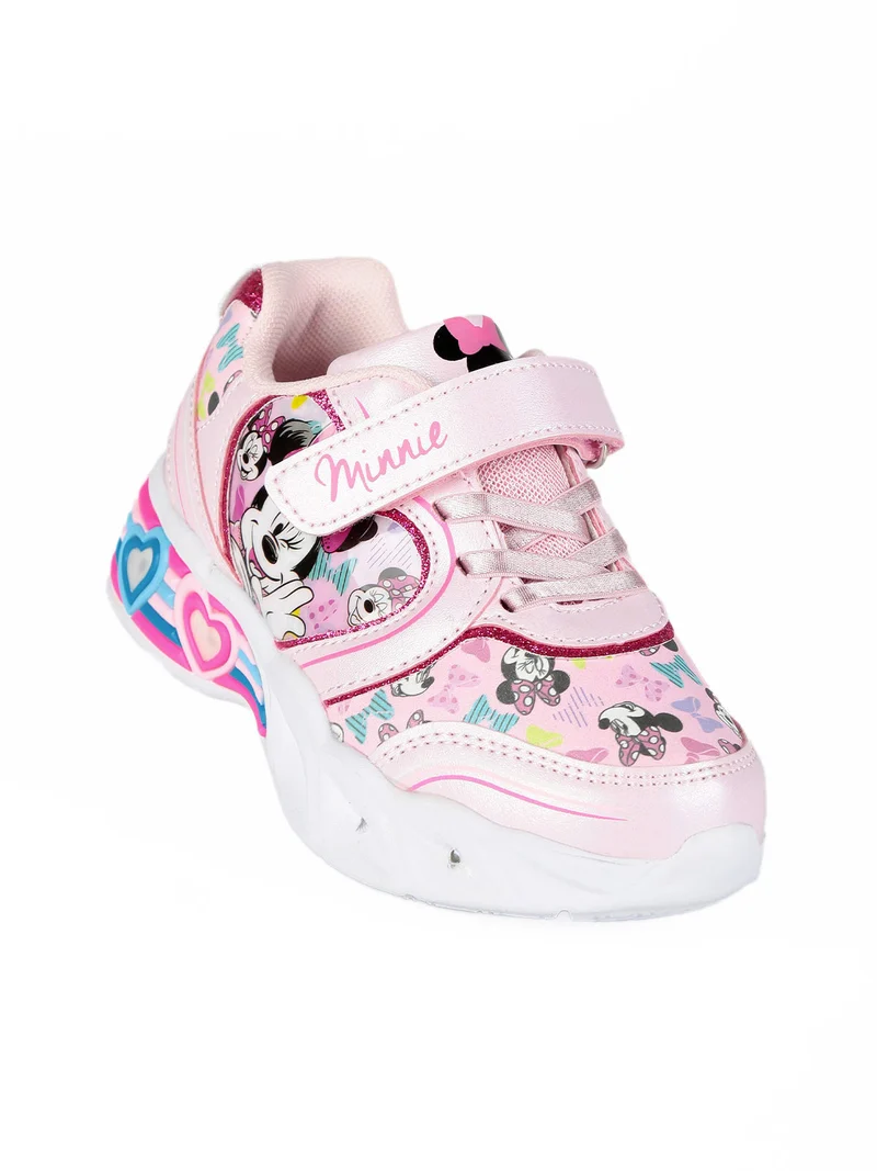 Minnie Sneakers da bambina con luci - rosa