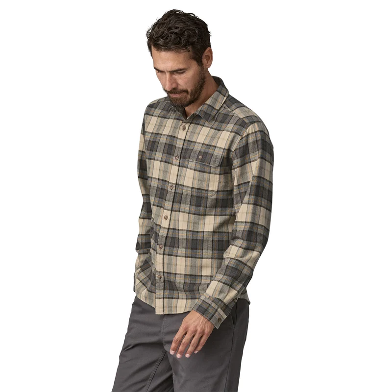 PATAGONIA M´s L/S LW Fjord Flannel Hemd aus Baumwolle
