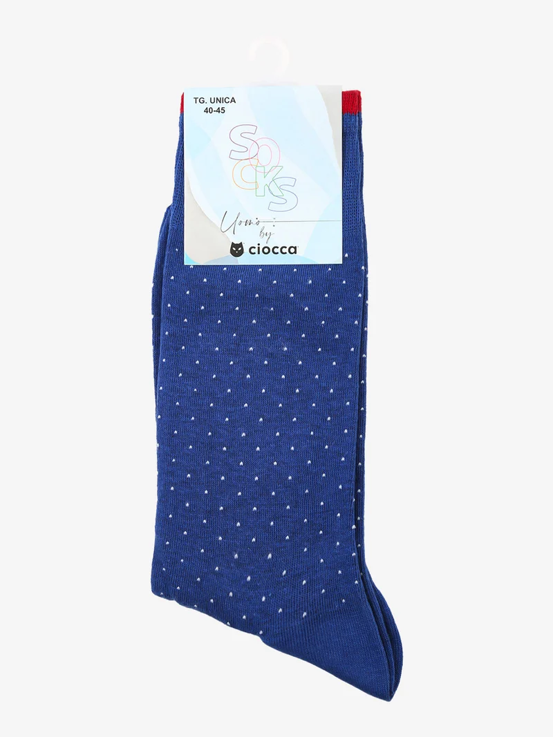 Calze corte da uomo in cotone - bluette