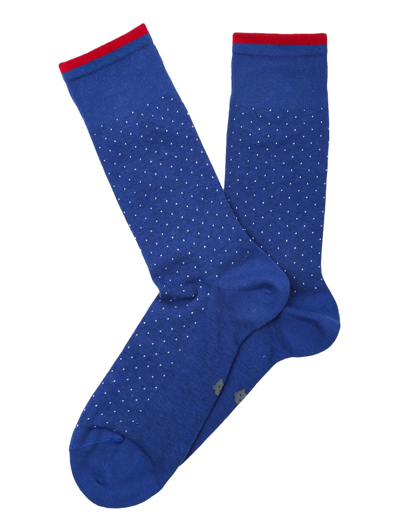 Calze corte da uomo in cotone - bluette