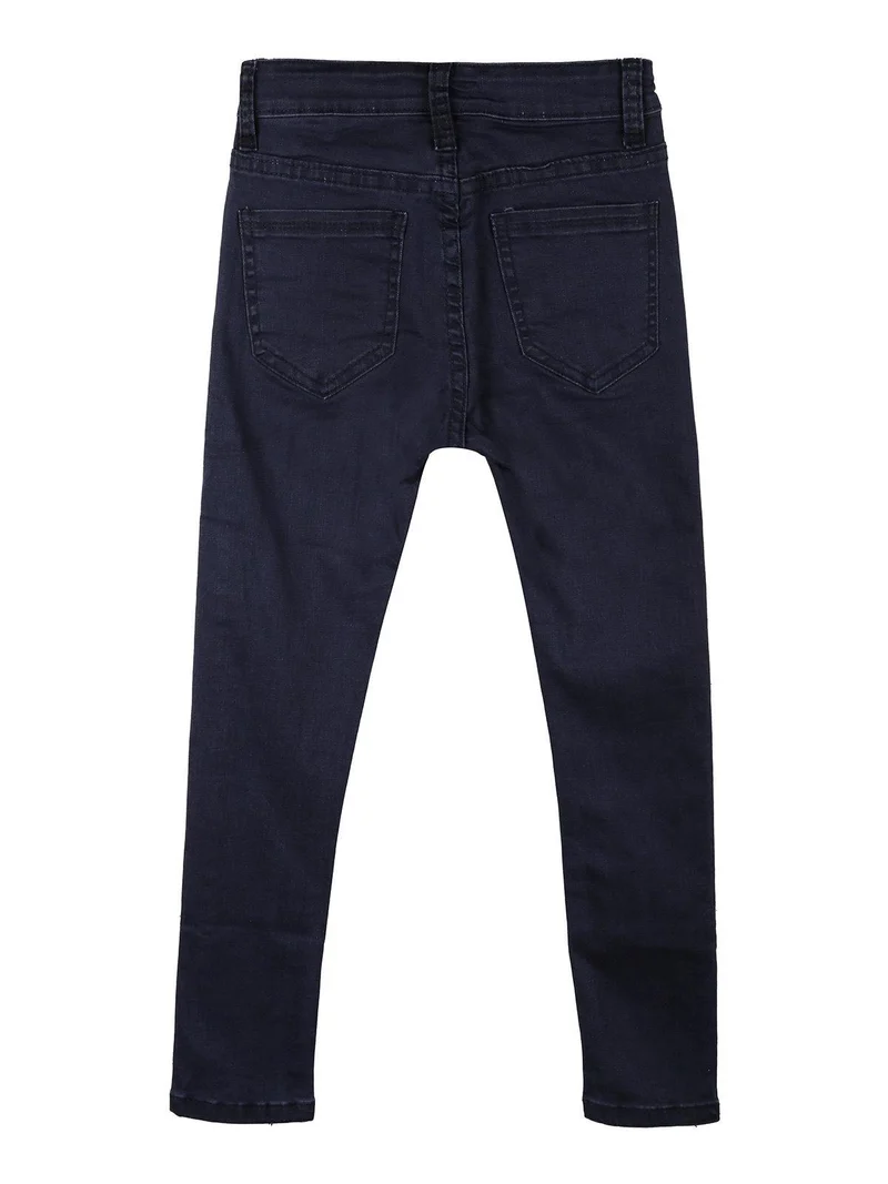 Pantaloni skinny bambina - blu scuro