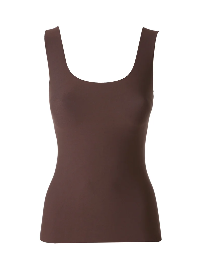 SKIN2SKIN TOPBRA Top con reggiseno in microfibra - moro