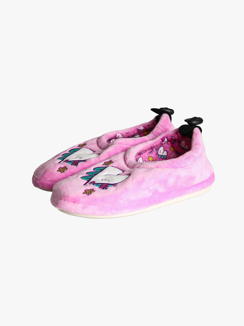 Pantofole chiuse da bambina - fucsia