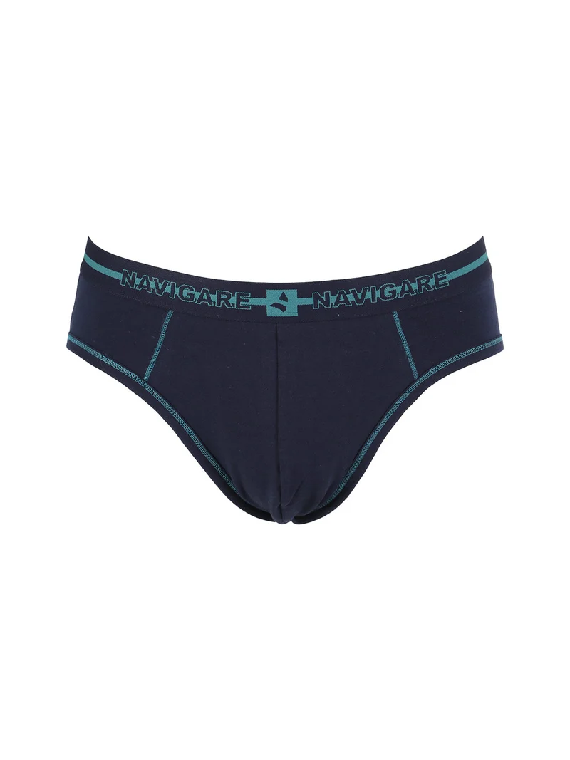 Slip uomo in cotone jersey - blu scuro