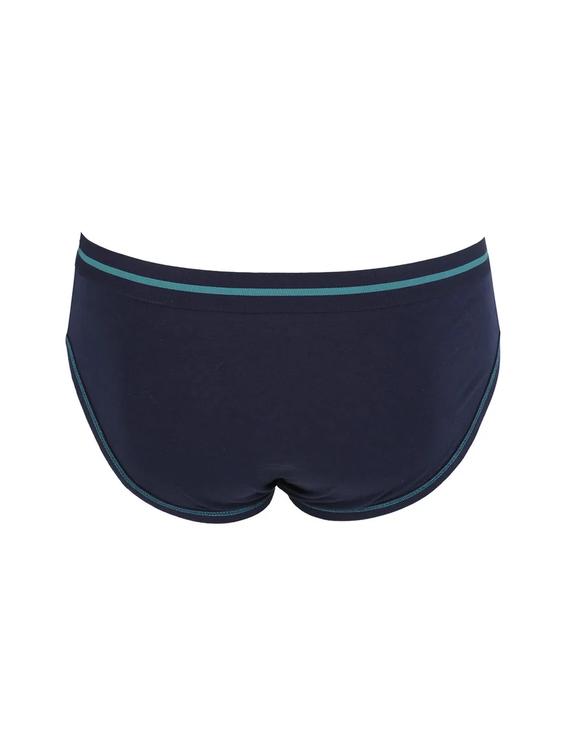 Slip uomo in cotone jersey - blu scuro