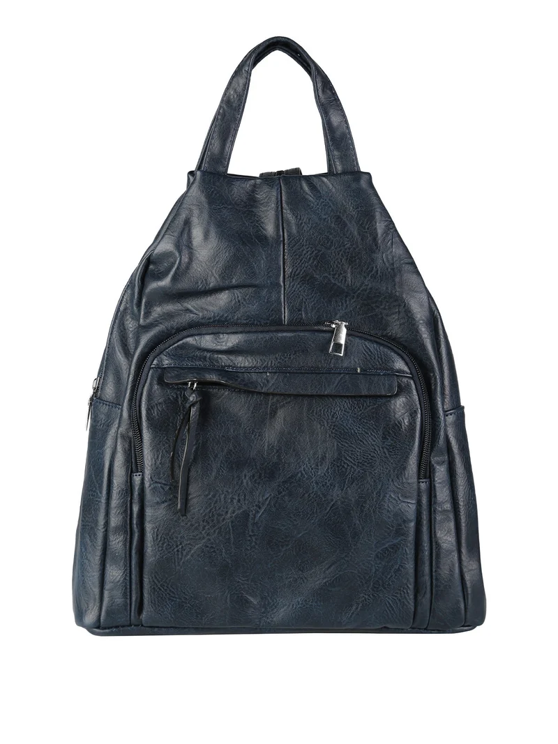 Zaino in ecopelle da donna - nero
