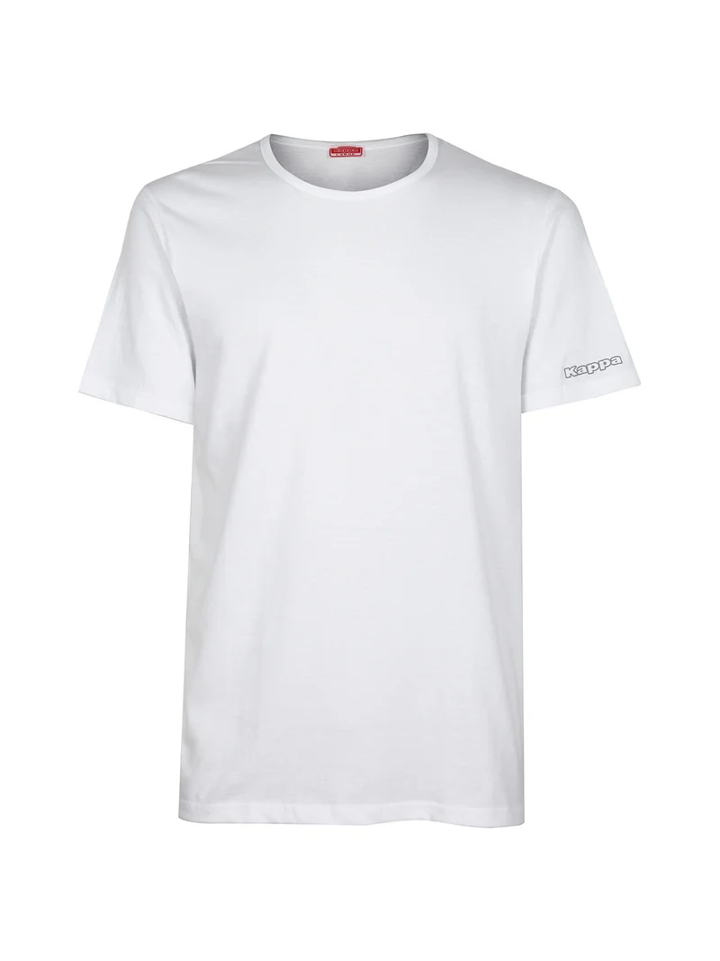T-shirt intima uomo girocollo in cotone - bianco
