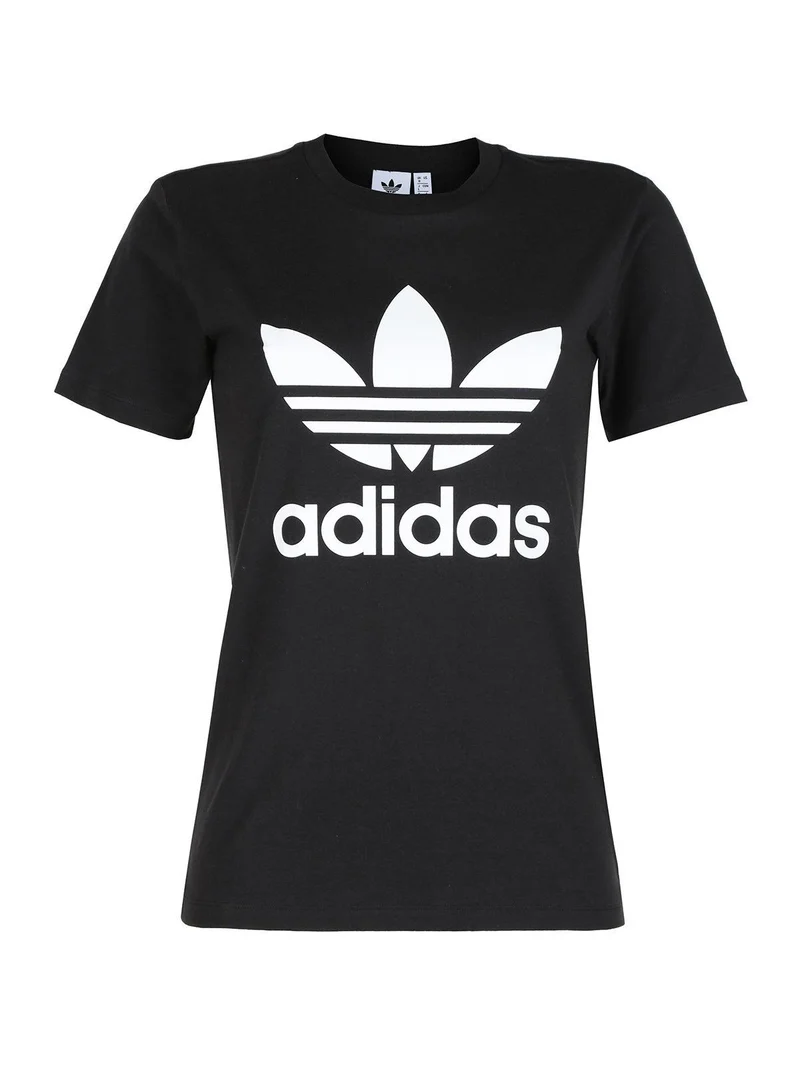 T-shirt girocollo manica corta Adicolor Classic Trefoil GN2896 - nero