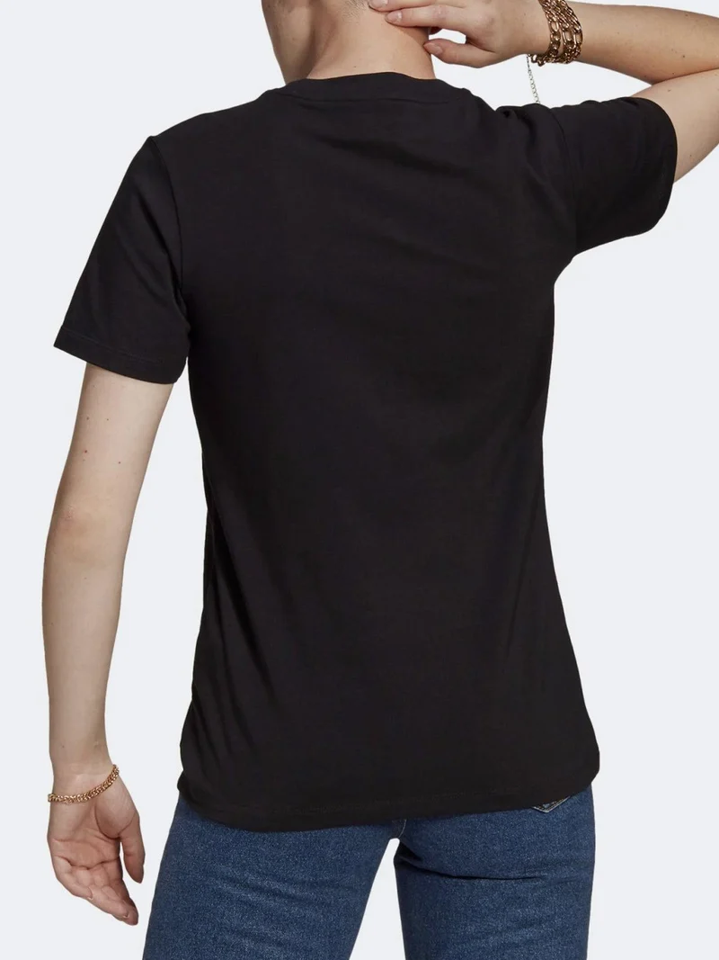 T-shirt girocollo manica corta Adicolor Classic Trefoil GN2896 - nero