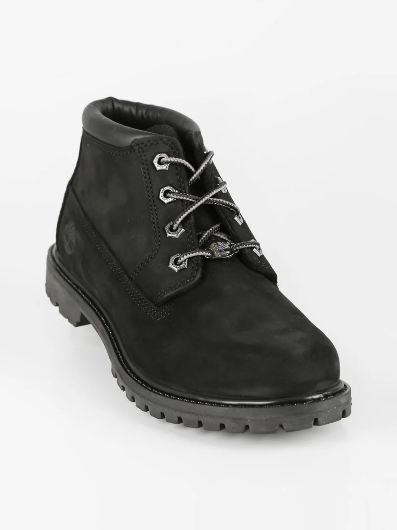 NELLIE Scarponi donna in pelle nubuck - nero