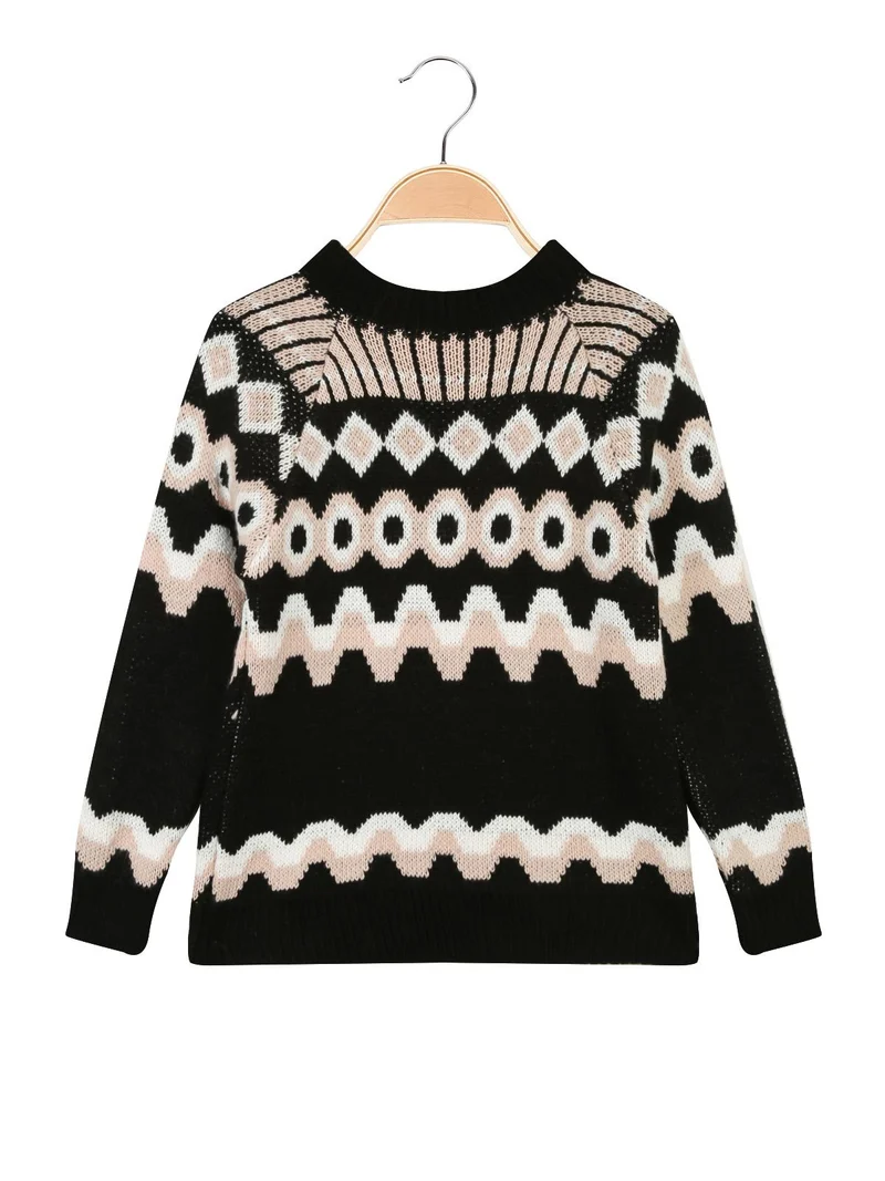 Maglione da bambina - nero