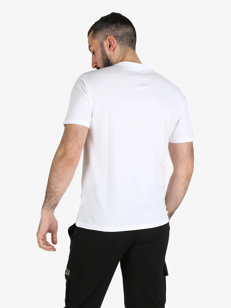 T-shirt da uomo in cotone - bianco