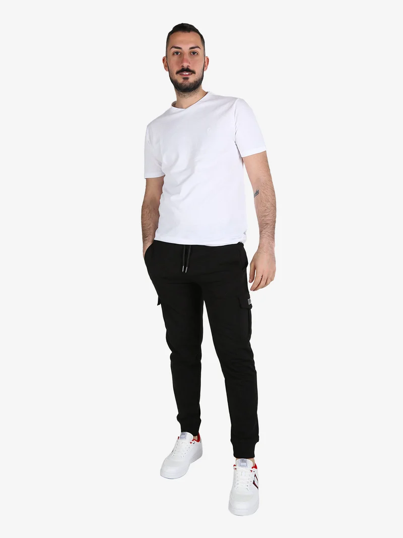 T-shirt da uomo in cotone - bianco