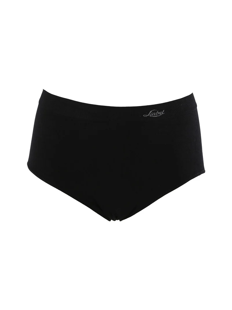Confezione da 3 slip donna a vita alta in microfibra - nero