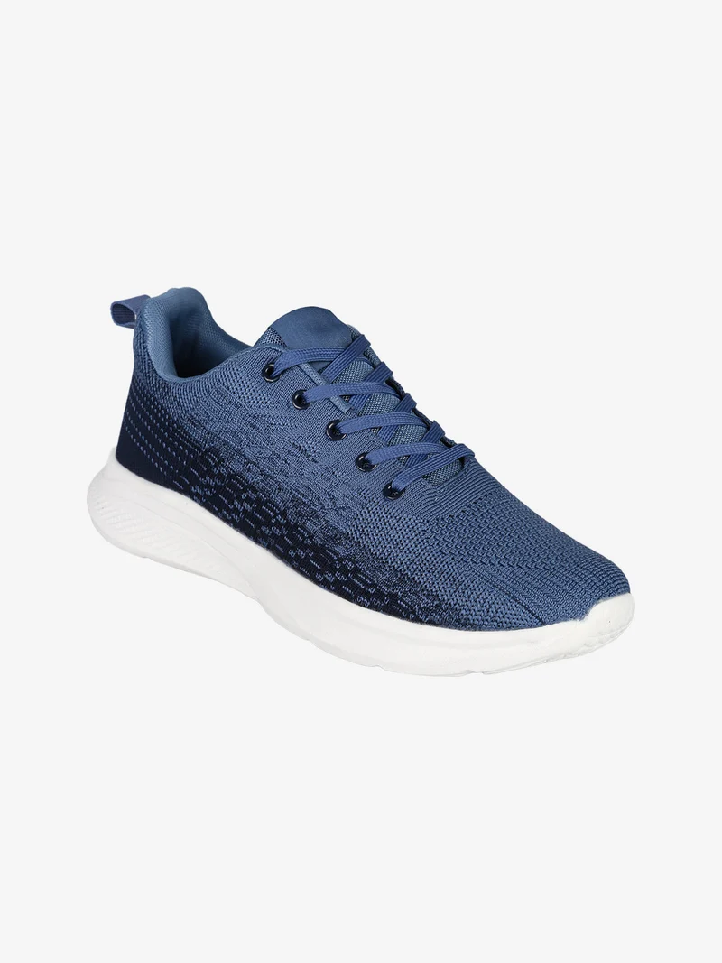 Sneakers uomo sportive in tessuto - blu