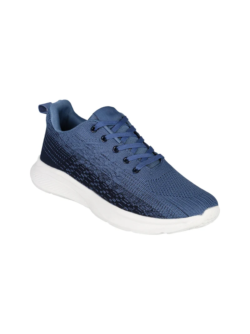 Sneakers uomo sportive in tessuto - blu