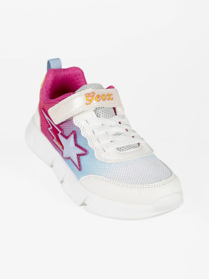 J ARIL Sneakers da bambina con led - bianco