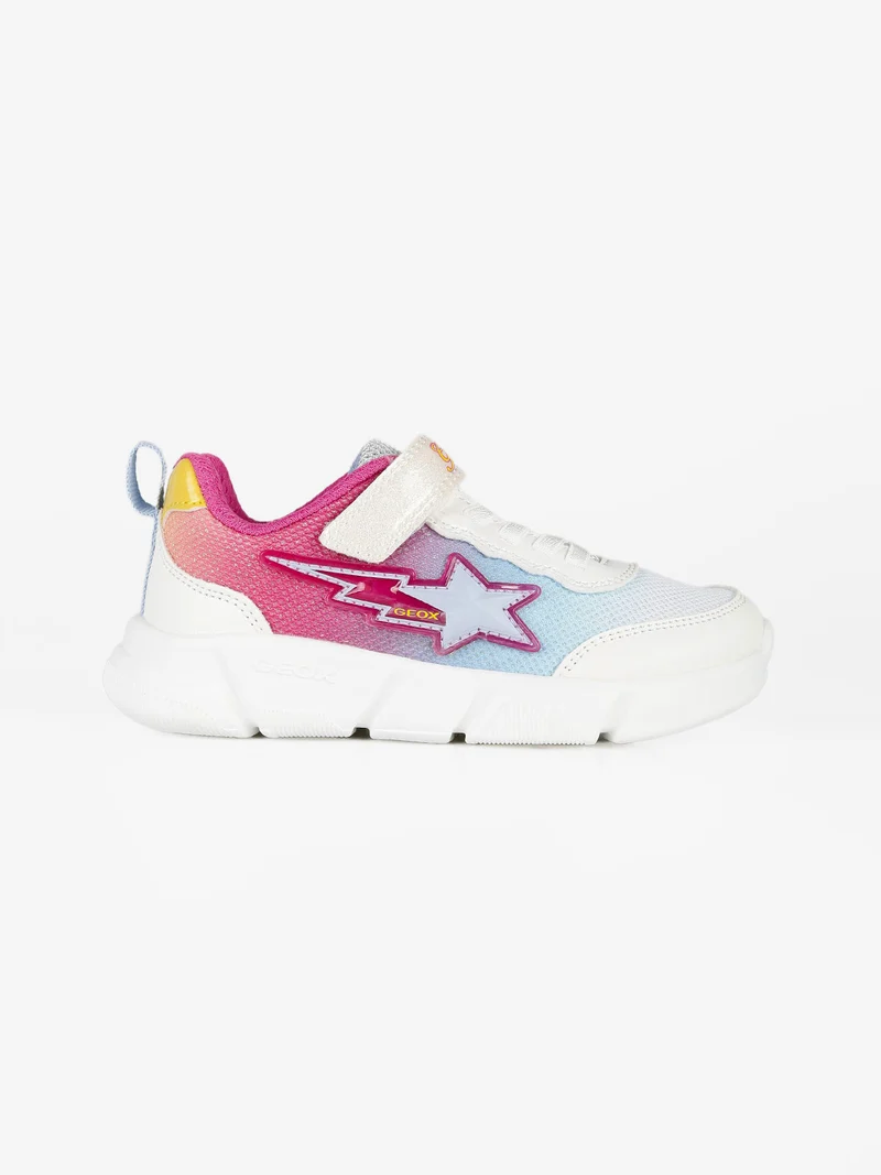 J ARIL Sneakers da bambina con led - bianco