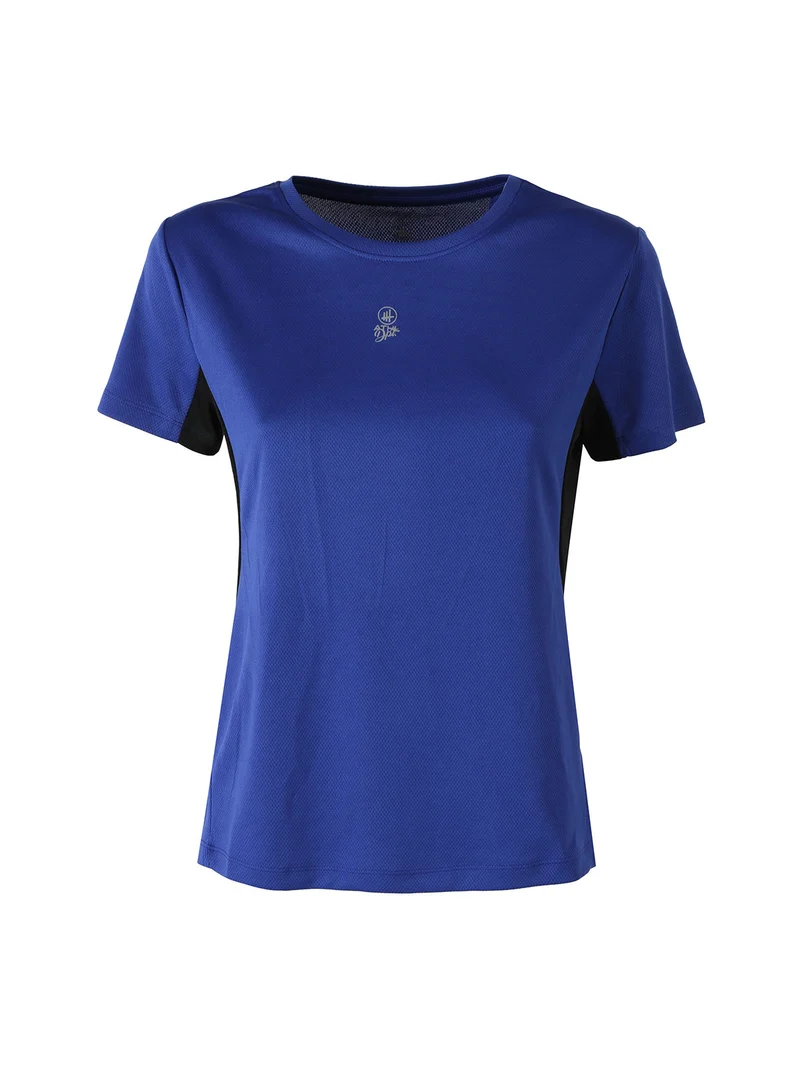 T-shirt sportiva da donna traspirante - blu