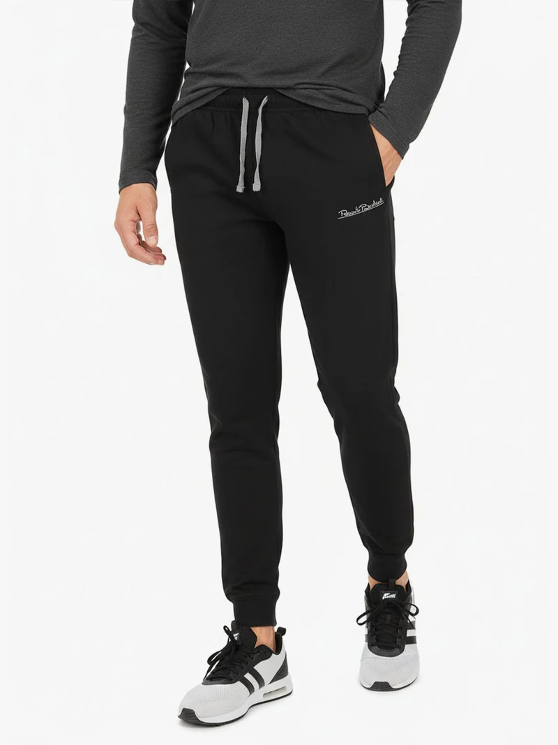 Pantaloni da uomo felpati - nero