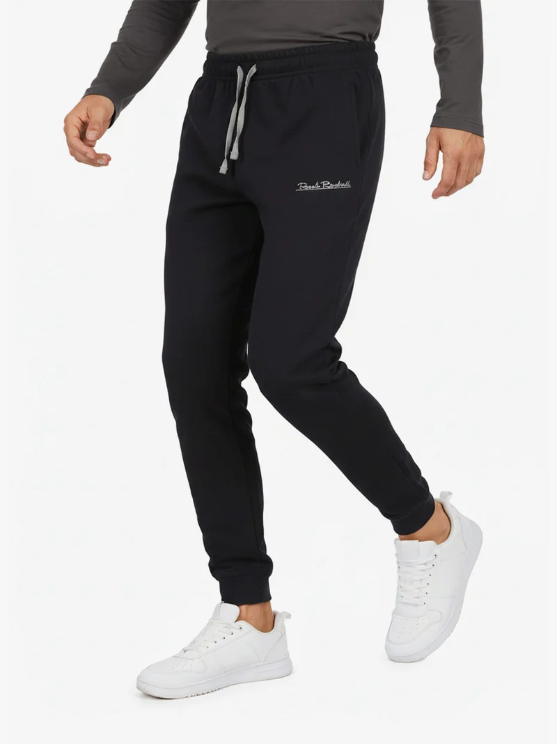 Pantaloni da uomo felpati - nero
