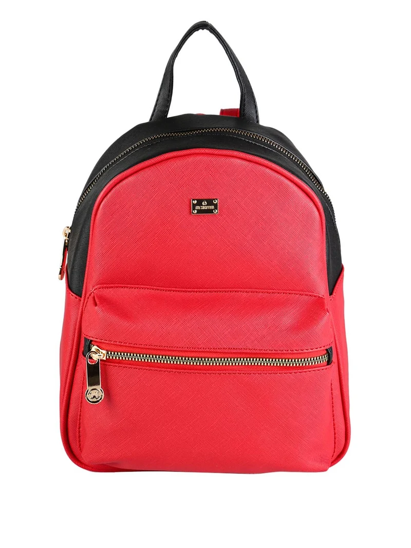Zainetto donna in ecopelle - rosso
