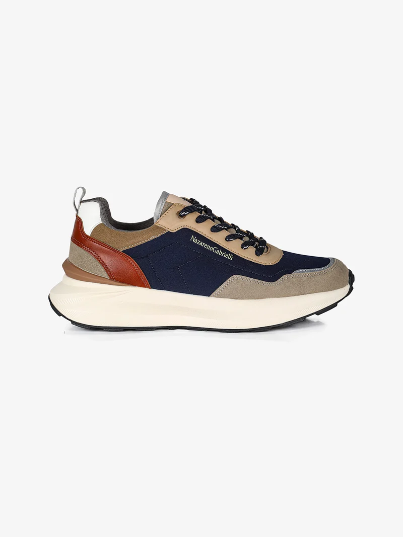 Sneakers da uomo multicolore - blu scuro