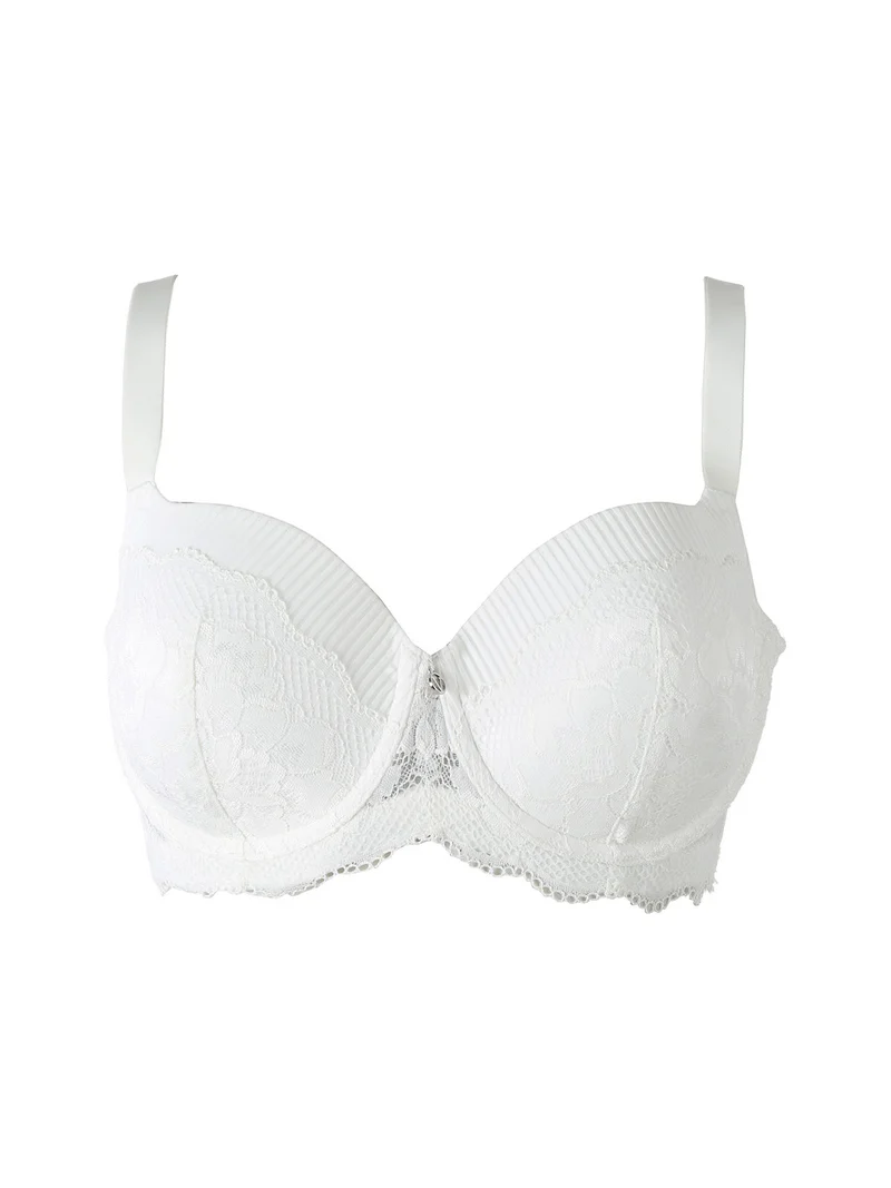 AR14D Reggiseno preformato imbottito con ferretto coppa D - panna