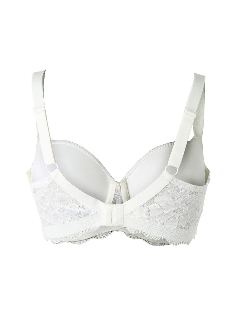 AR14D Reggiseno preformato imbottito con ferretto coppa D - panna