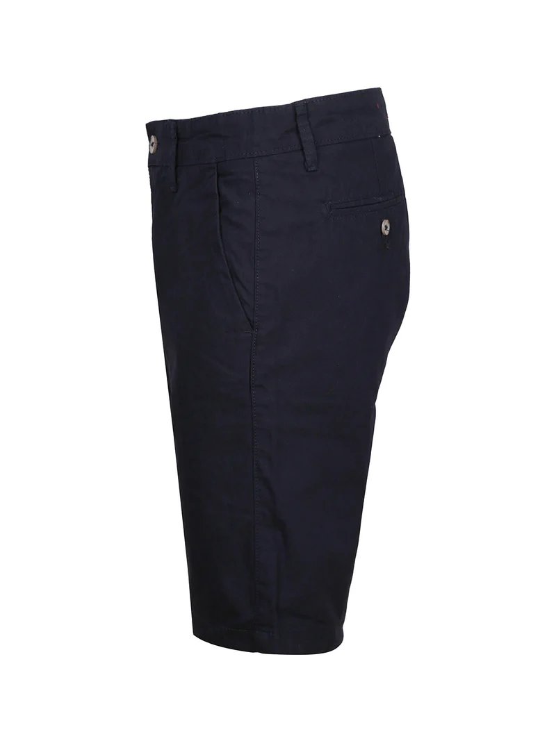 Bermuda da uomo in cotone - navy