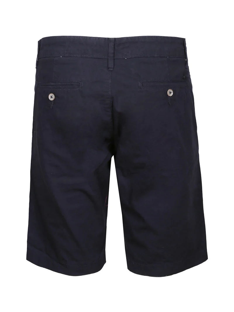 Bermuda da uomo in cotone - navy
