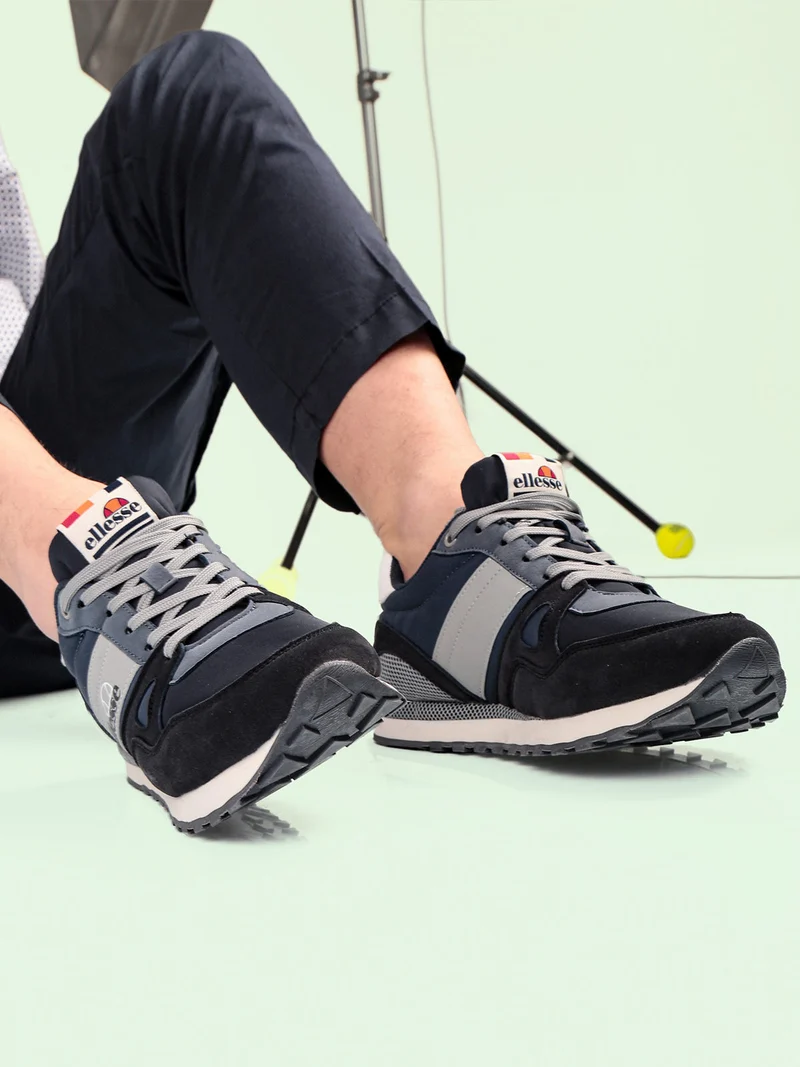 Sneakers basse da uomo - blu scuro